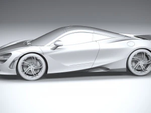 McLaren 750S 2024 3D Model