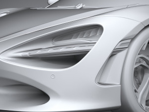 McLaren 750S 2024 3D Модель