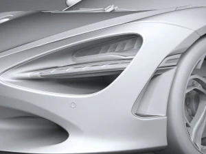 McLaren 750S 2024 3D Model