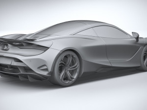 McLaren 750S 2024 3D Модель