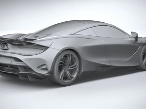 McLaren 750S 2024 3D Model