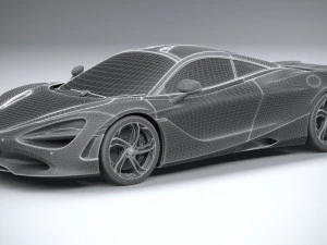 McLaren 750S 2024 3D Model