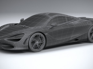 McLaren 750S 2024 3D Модель