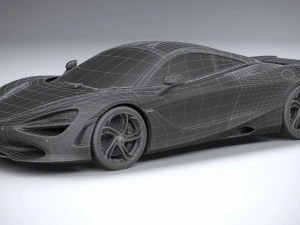 McLaren 750S 2024 3D Model