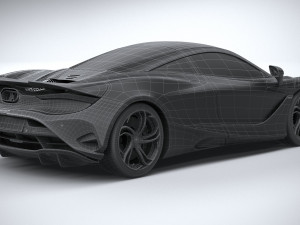 McLaren 750S 2024 3D Модель