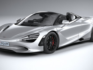 McLaren 750S Spider 2024 3D 모델