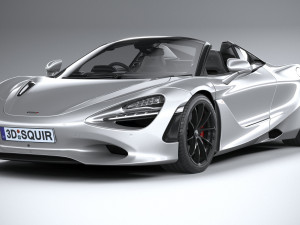 McLaren 750S Spider 2024 3D 모델