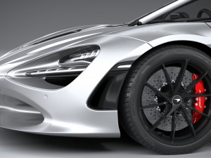 McLaren 750S Spider 2024 3D 모델