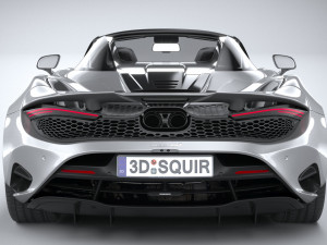 McLaren 750S Spider 2024 3D 모델