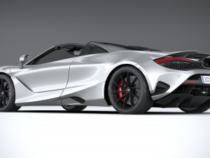 McLaren 750S Spider 2024 3D 모델