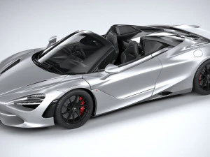 McLaren 750S Spider 2024 3D Model