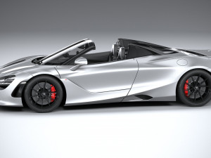 McLaren 750S Spider 2024 3D 모델
