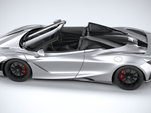 McLaren 750S Spider 2024 3D 모델