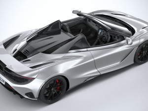 McLaren 750S Spider 2024 3D 모델