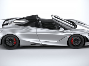 McLaren 750S Spider 2024 3D 모델