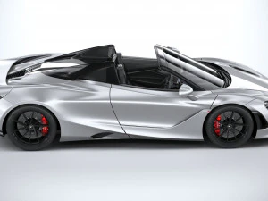 McLaren 750S Spider 2024 3D Model