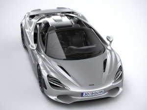 McLaren 750S Spider 2024 3D 모델