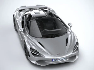 McLaren 750S Spider 2024 3D Model