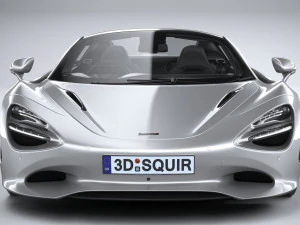 McLaren 750S Spider 2024 3D Model