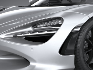 McLaren 750S Spider 2024 3D 모델
