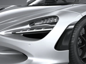 McLaren 750S Spider 2024 3D Model