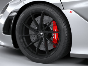 McLaren 750S Spider 2024 3D 모델