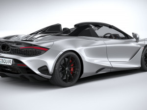 McLaren 750S Spider 2024 3D 모델