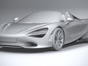 McLaren 750S Spider 2024 3D 모델