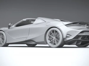 McLaren 750S Spider 2024 3D Model