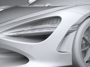 McLaren 750S Spider 2024 3D 모델