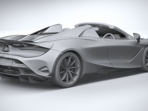 McLaren 750S Spider 2024 3D 모델