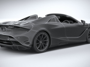 McLaren 750S Spider 2024 3D 모델