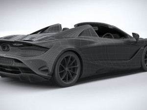 McLaren 750S Spider 2024 3D 모델