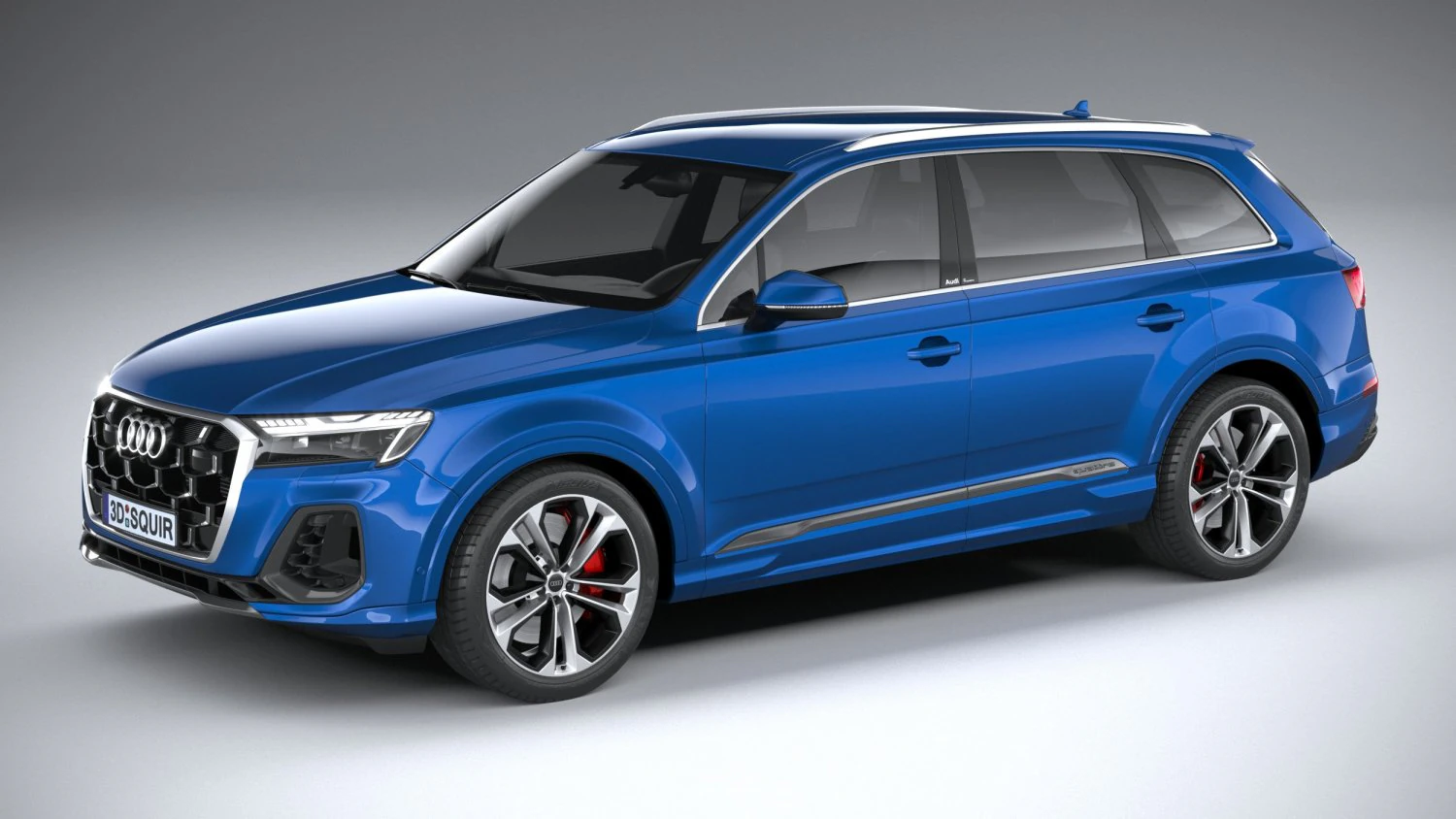 Audi Q7 2025 3D Model .c4d .max .obj .3ds .fbx .stl .blend 