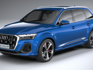 Audi Q7 2025 3D 模型
