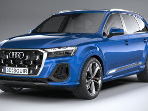 Audi Q7 2025 3D 模型