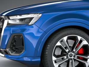Audi Q7 2025 3D 模型