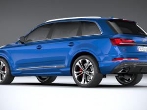 Audi Q7 2025 3D 模型