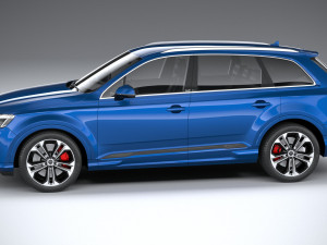 Audi Q7 2025 3D 模型