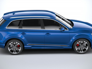 Audi Q7 2025 3D 模型