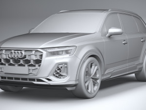 Audi Q7 2025 3D 模型