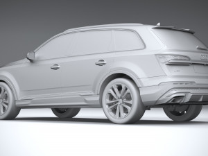 Audi Q7 2025 3D 模型