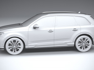 Audi Q7 2025 3D 模型