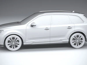 Audi Q7 2025 3D Model