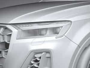 Audi Q7 2025 3D 模型