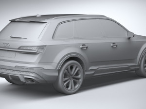 Audi Q7 2025 3D 模型