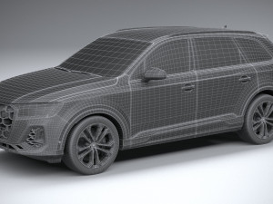 Audi Q7 2025 3D 模型