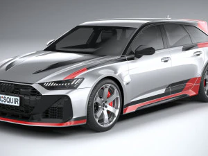 Audi RS6 Avant GT 2024 3D Model