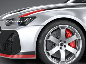 Audi RS6 Avant GT 2024 3D Model
