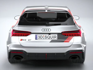 Audi RS6 Avant GT 2024 3D Model